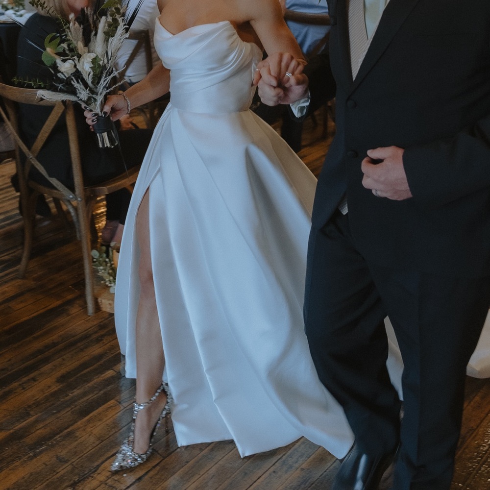 Mariana Hardwick Silk Chantelle Wedding Gown